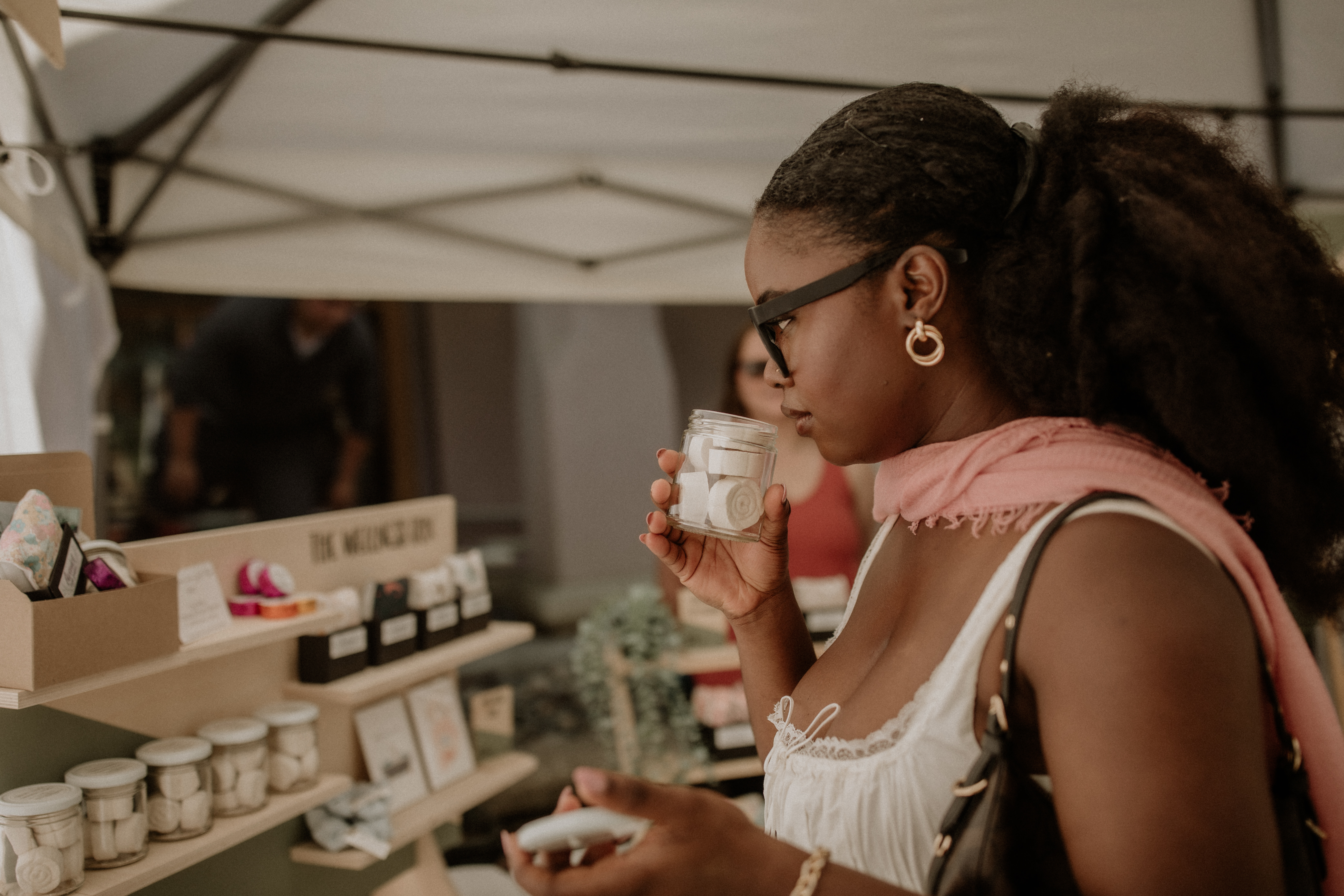 sunday market in sun peaks