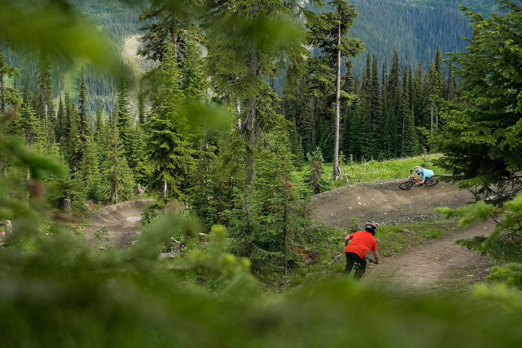 Route 66 Mountain Bike Trail at Sun Peaks Bike Park