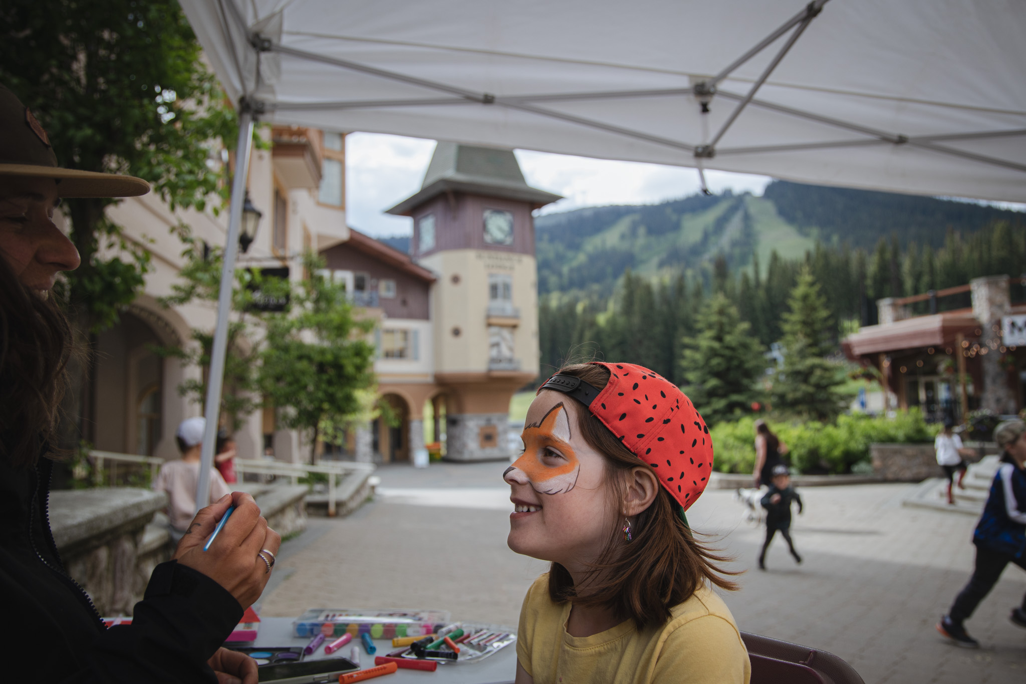Face Painting at Sun Peaks Resort