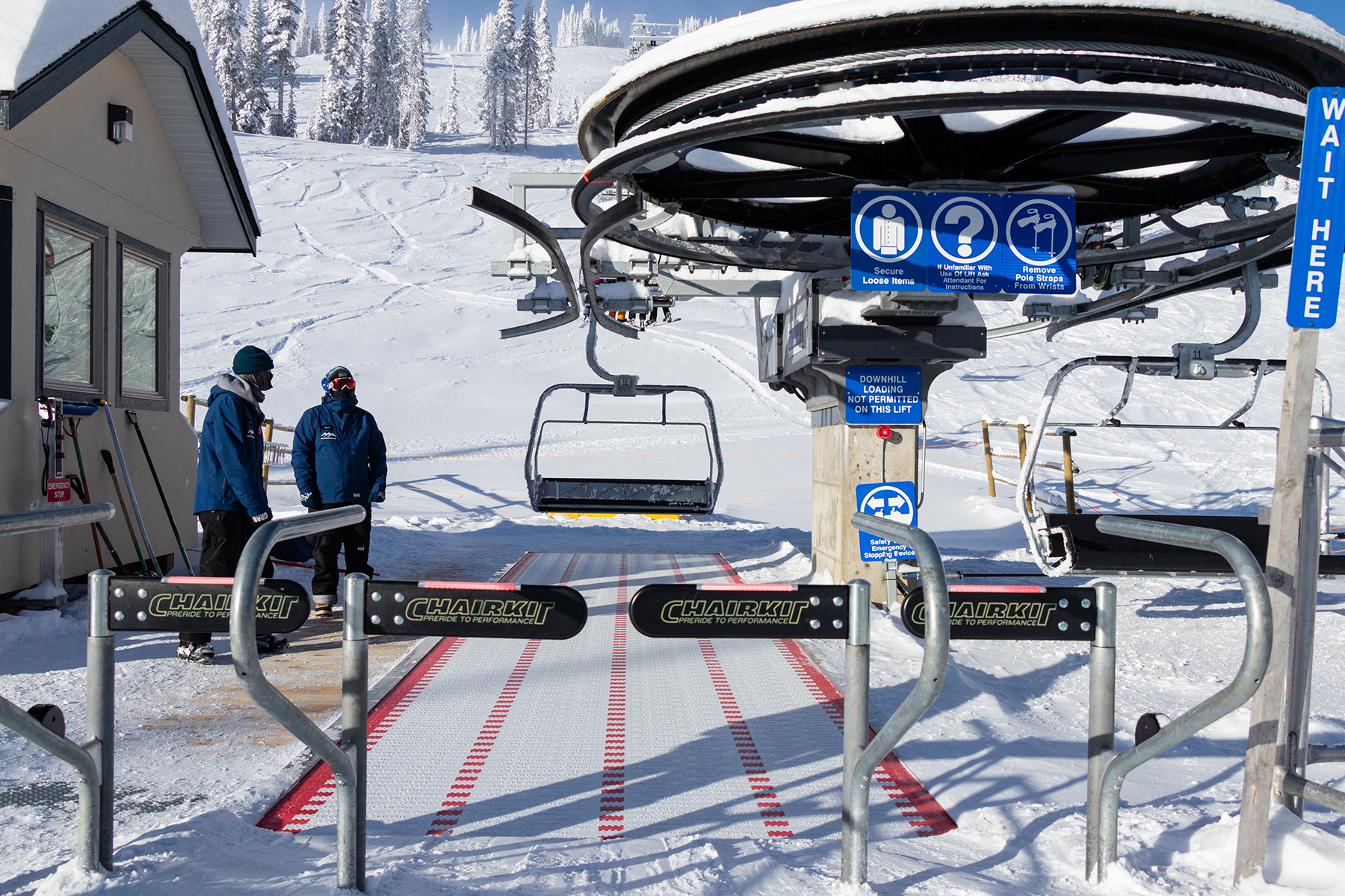 Loading Conveyor at Crystal Chairlift in Sun Peaks