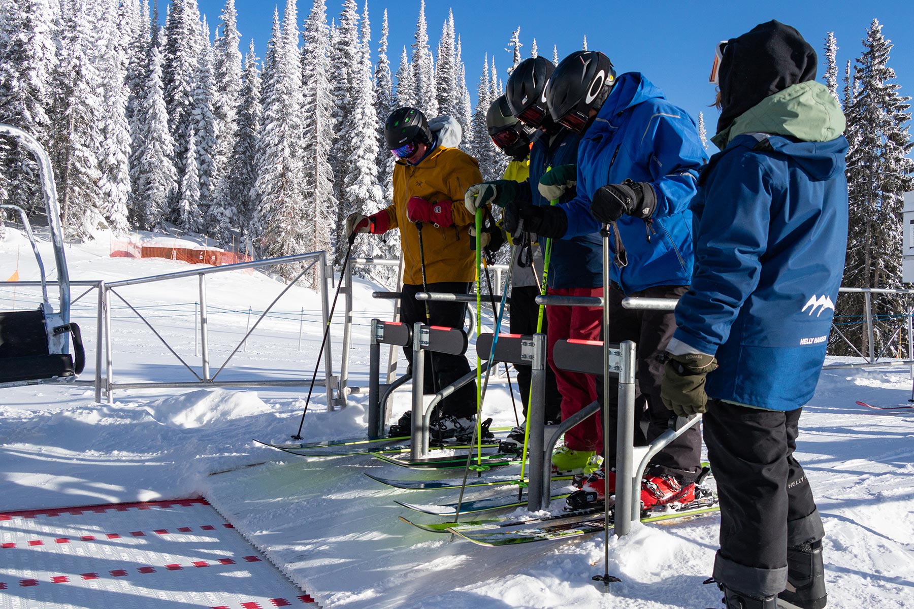 Loading Conveyor at Crystal Chairlift in Sun Peaks