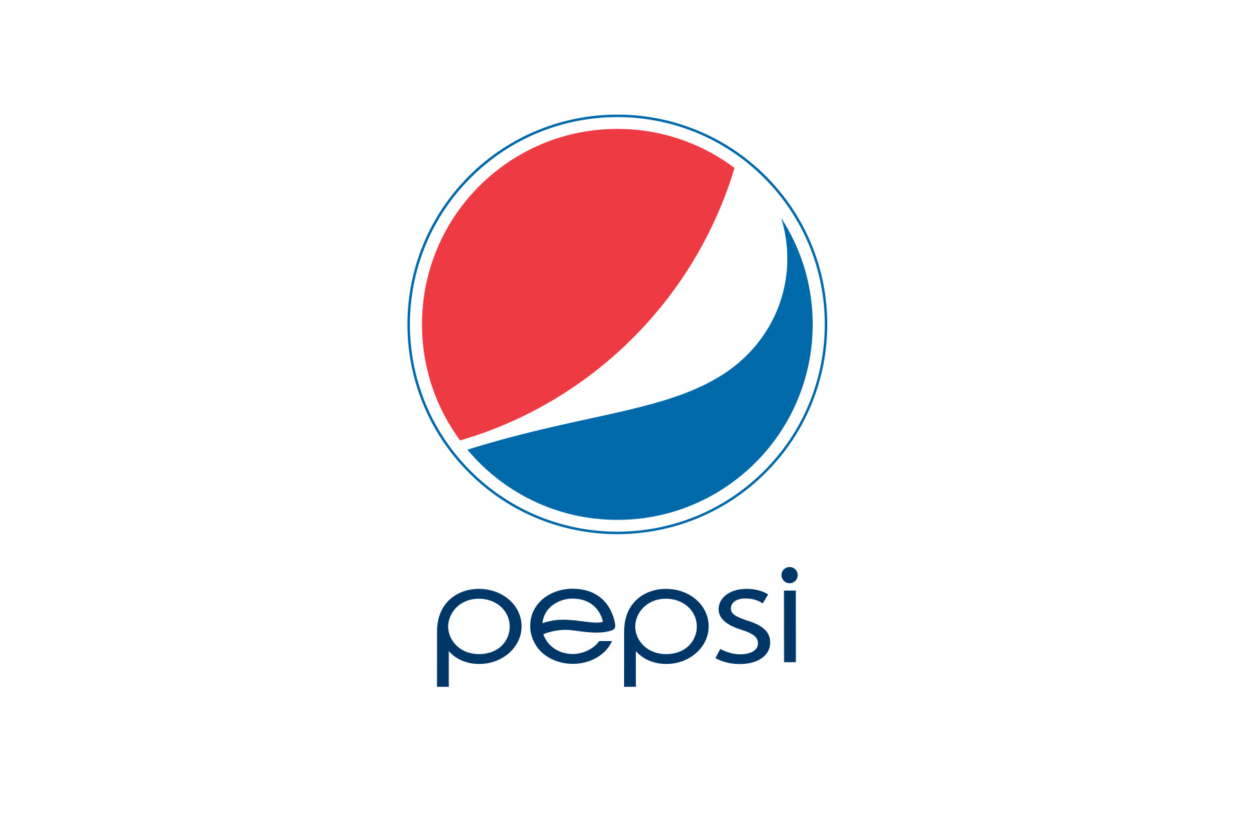 Pepsi logo. red, blue and white circle, text reads pepsi.