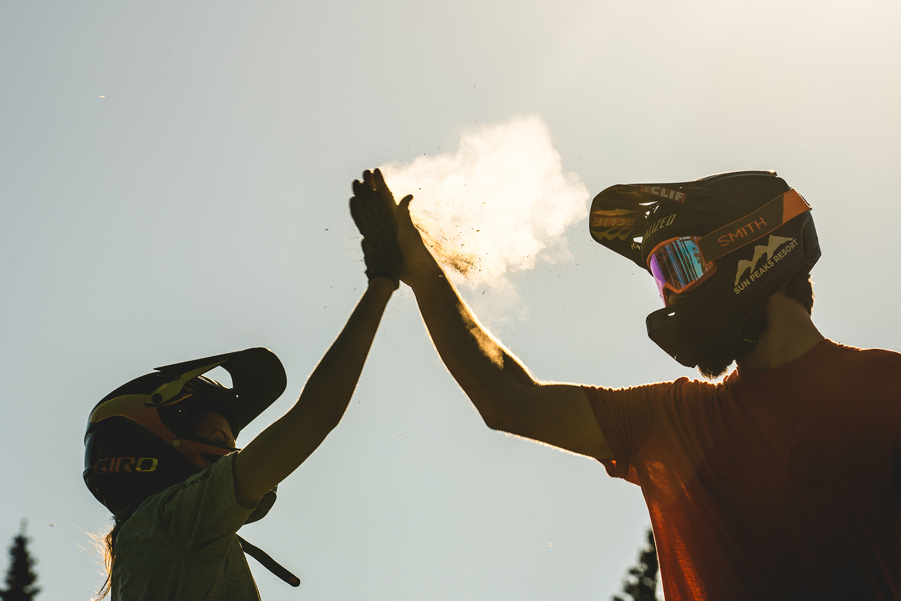 Dusty High Five at Sun Peaks Bike Park