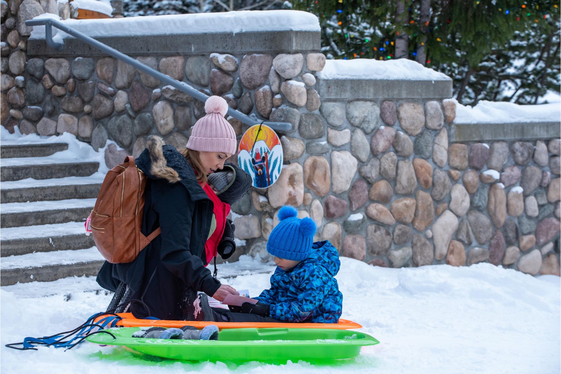 Family Looking for Harry Bear 