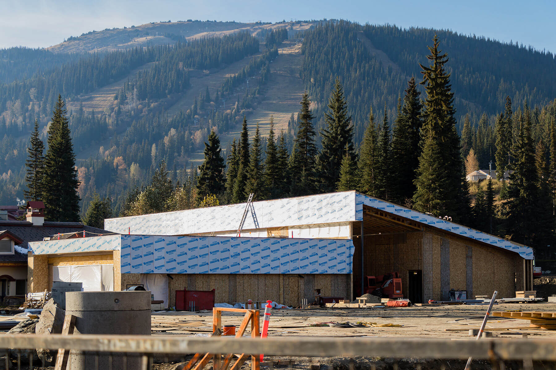 Sun Peaks Centre Construction