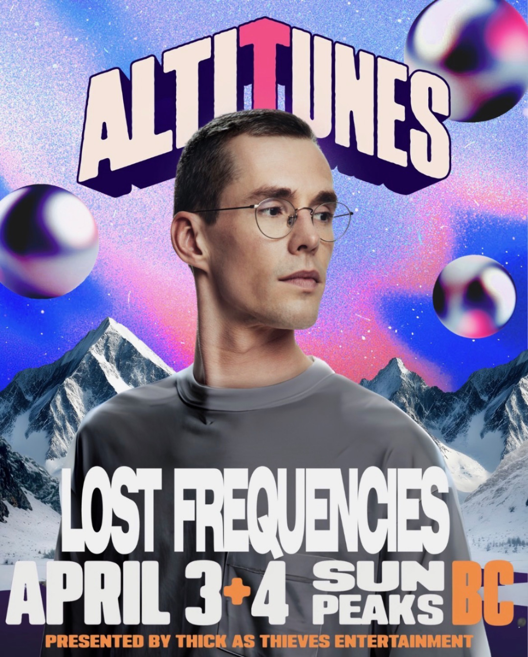AltiTunes: Lost Frequencies April 3+4 Sun Peaks BC Presented by Thick as Theives Entertainment
