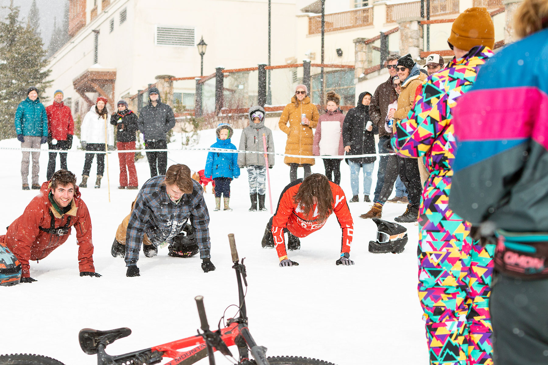 Snow Way Down Bike Slalom at Sun Peaks Resort