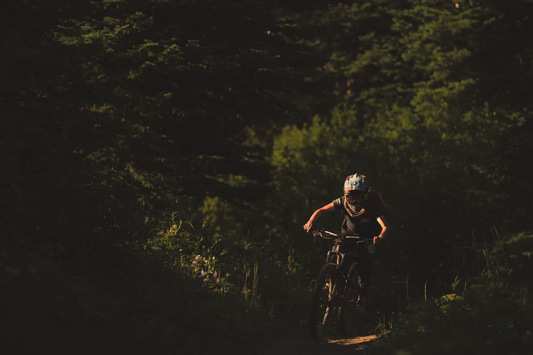 Kiera Melnechuk at Sun Peaks Bike Park