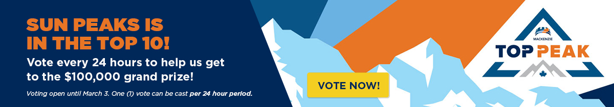 Vote Sun Peaks in Mackenzie Top Peak