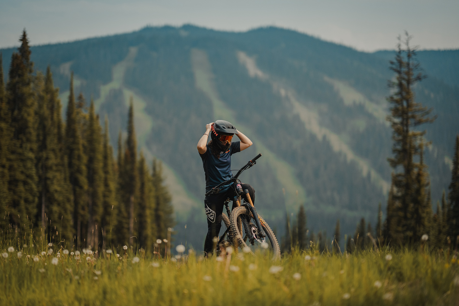 Melissa Da Silva at Sun Peaks Bike Park