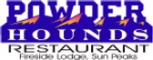 Powder Hounds Restaurant. Fireside Lodge. Sun Peaks.
