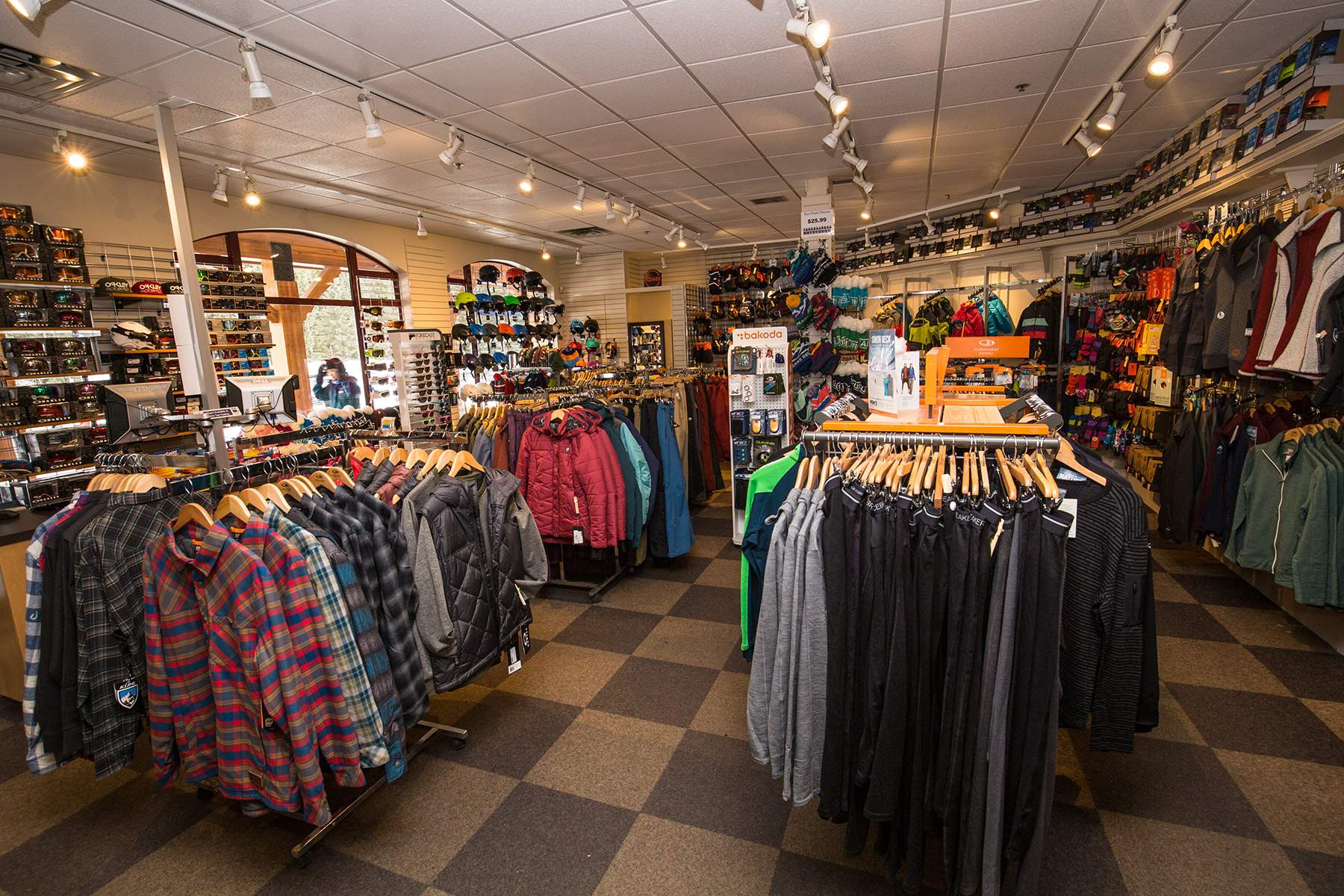 Sun Peaks retail store interior