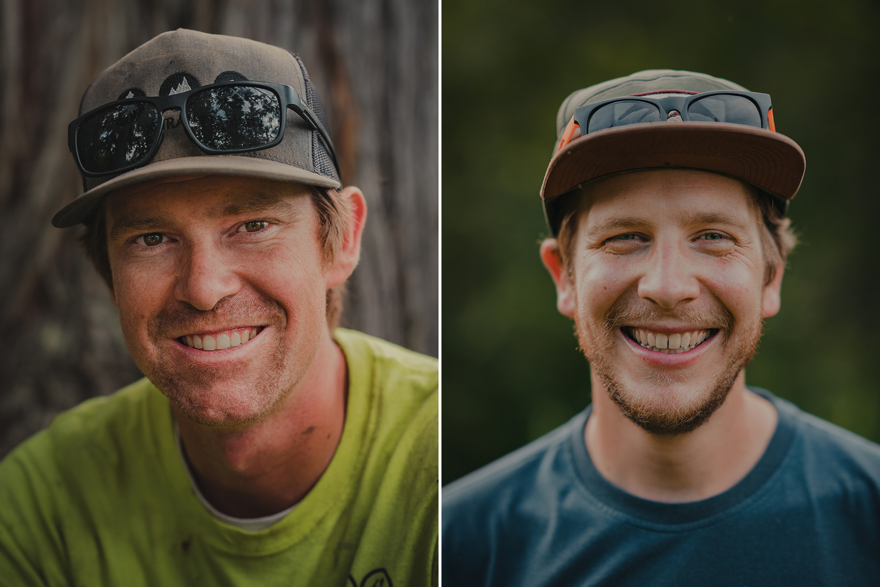 Portraits of Brady Starr and Sam Loxton