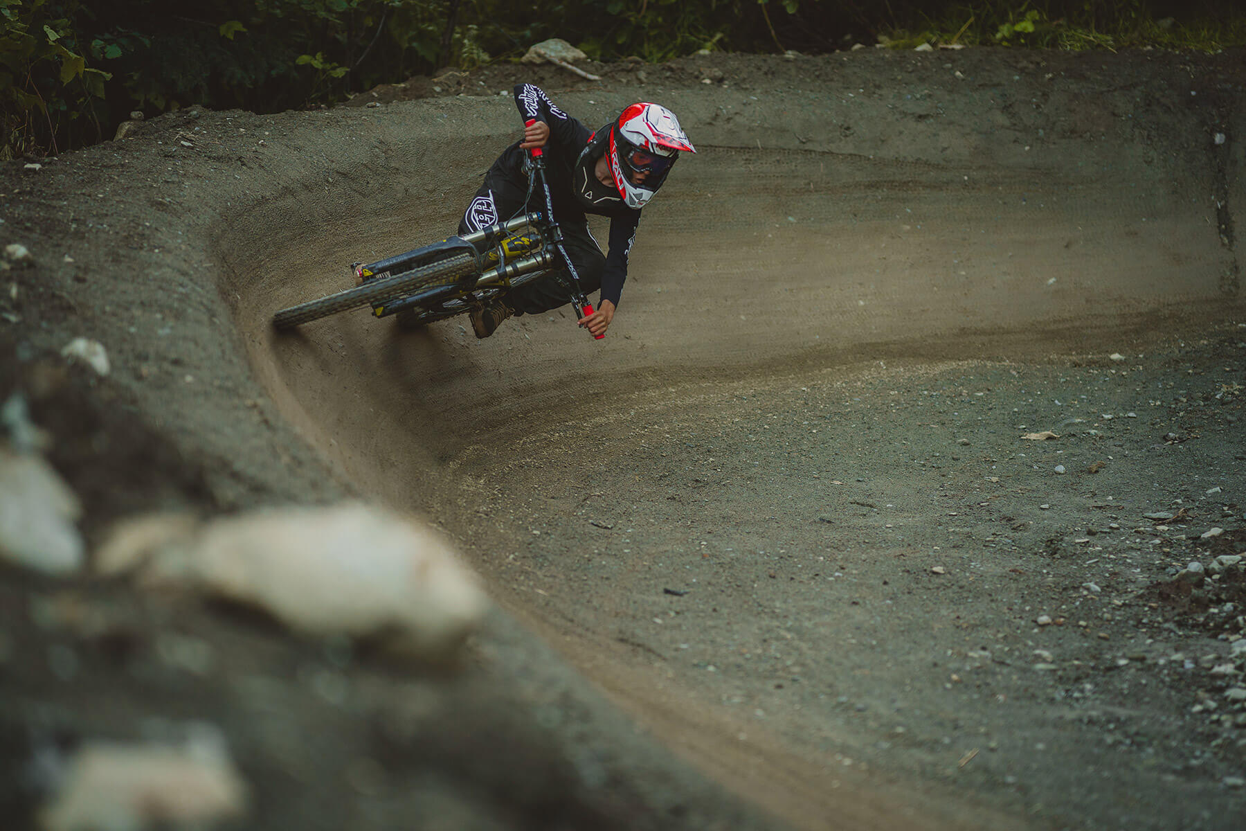 Riding in the Sun Peaks Bike Park