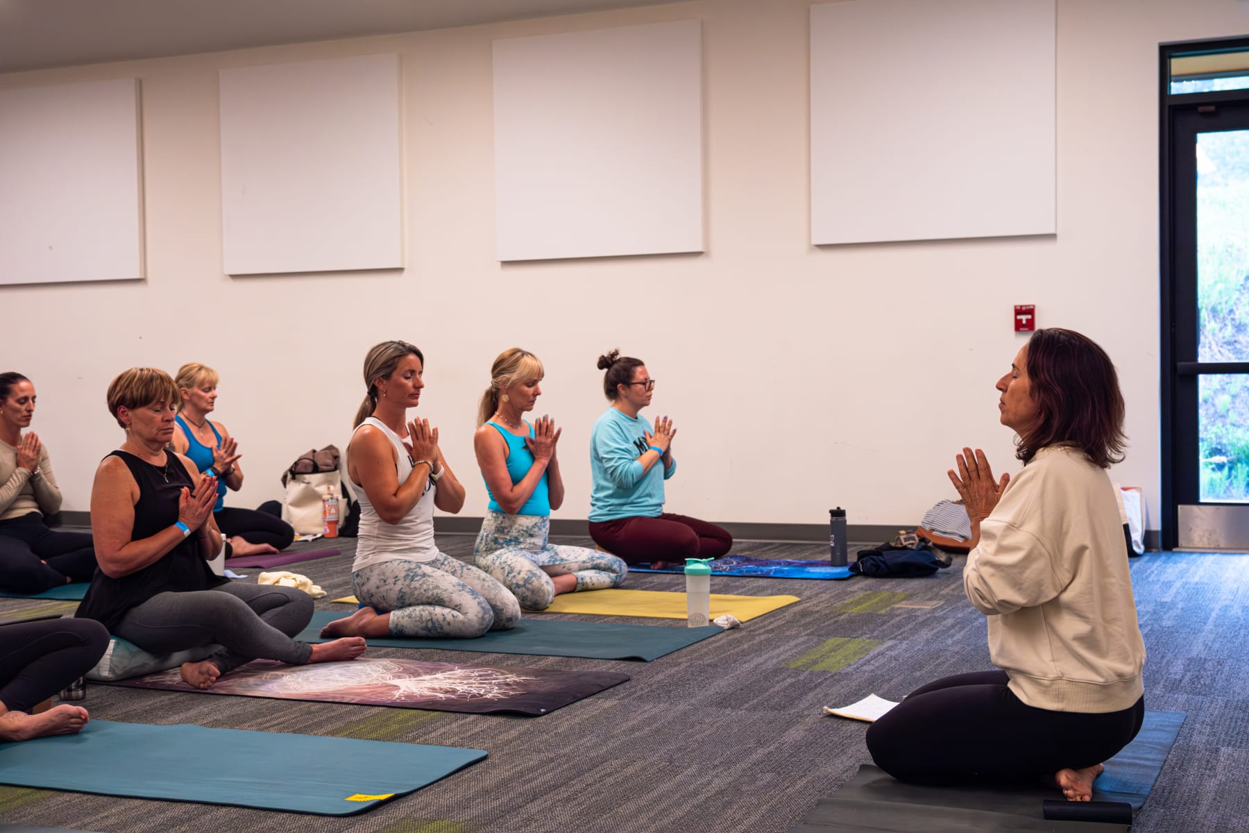 Yoga class with Nicki Doane at Solstice Wellness Weekend