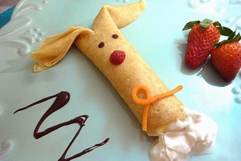 Bunny Shaped Crepe