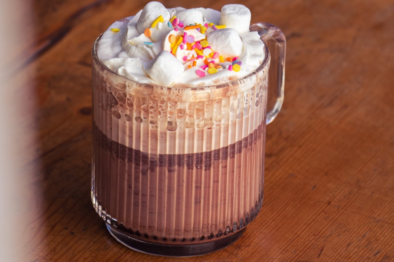 Tod Mountain Cafe Hot Chocolate with Marshmallows