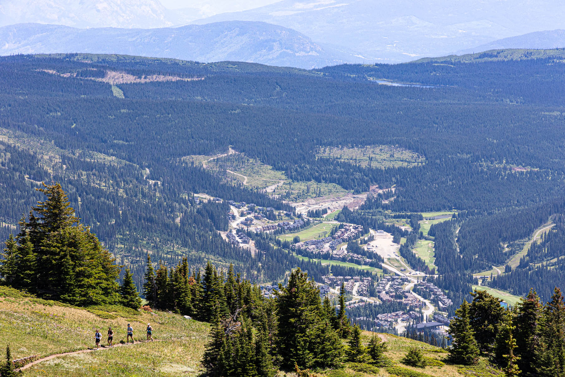 trail running to the top of the world
