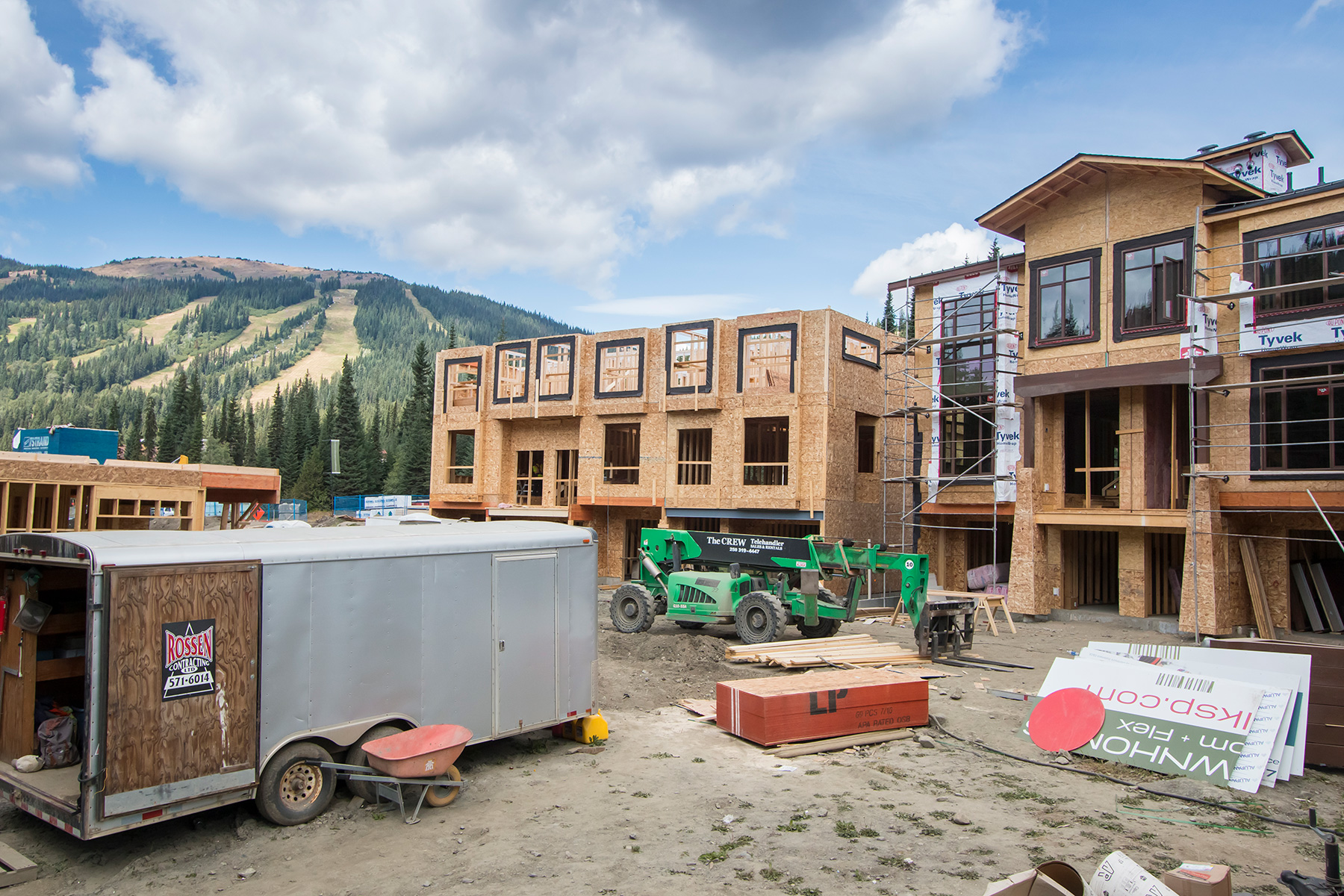 Village Walk housing complex under construction