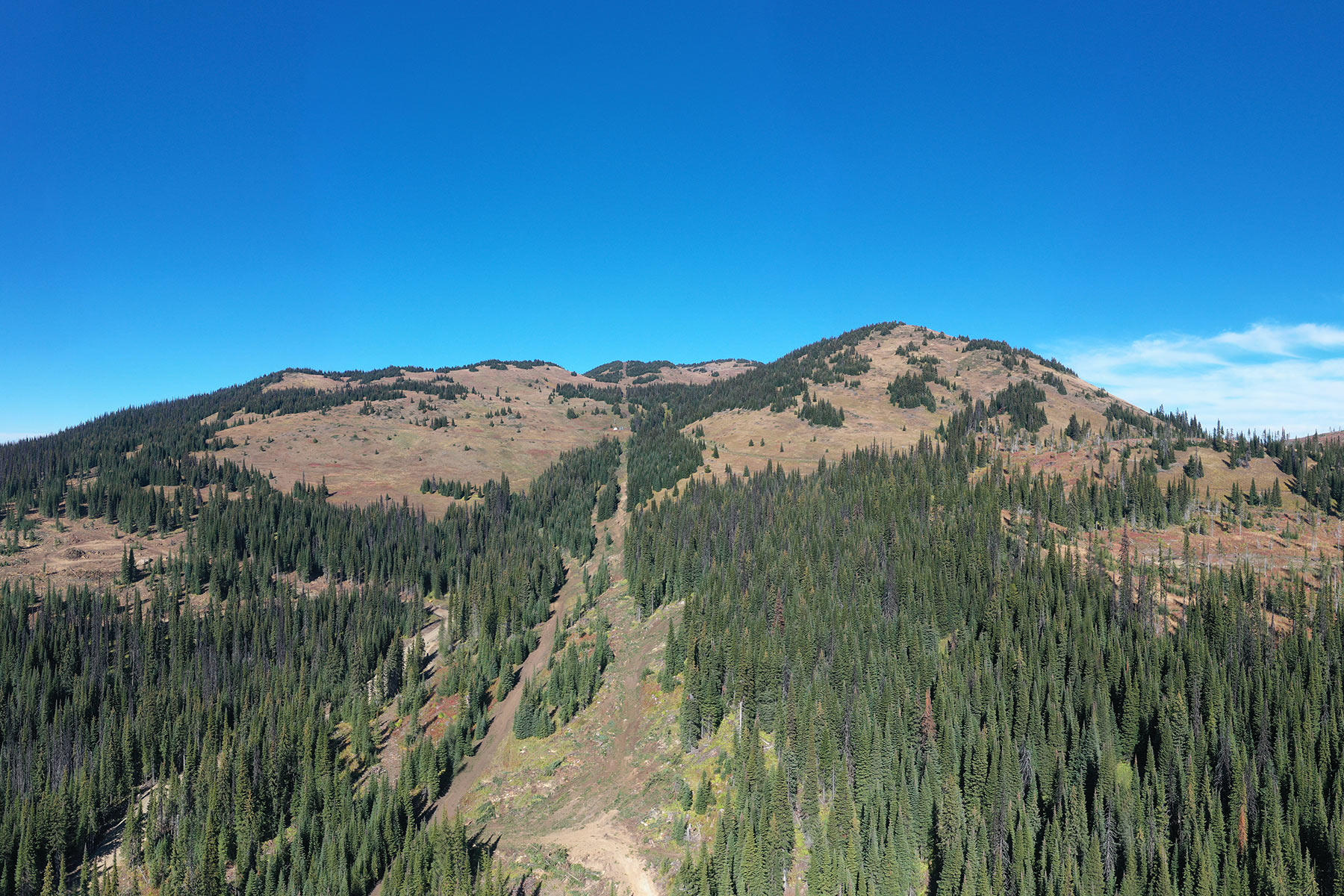 Aerial Photo of West Bowl Express Lift Construction