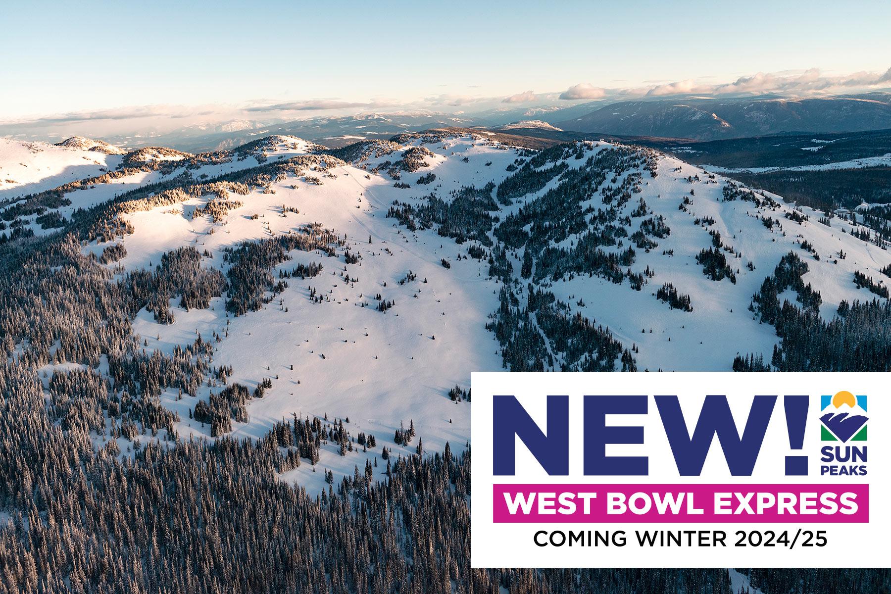 West bowl chairlift graphic