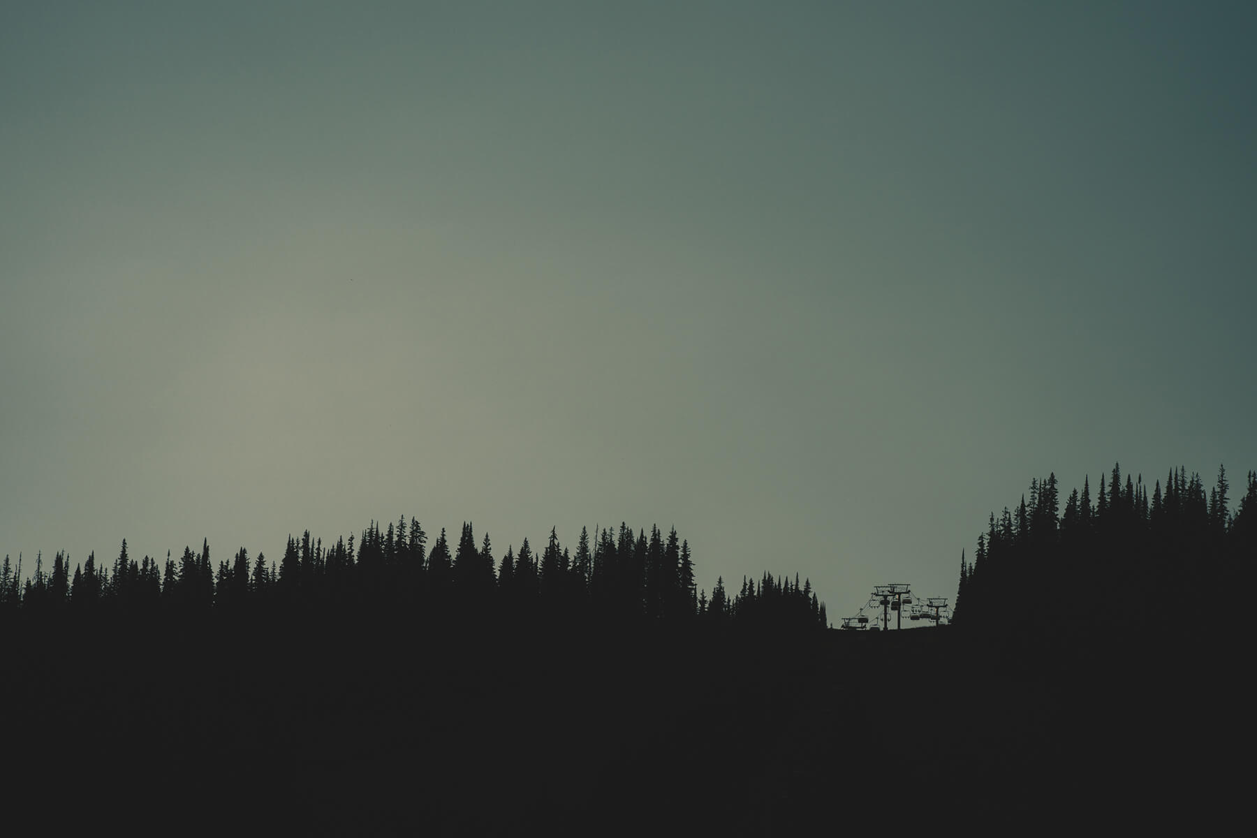 Evening in the Sun Peaks Bike Park