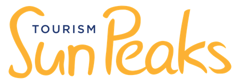 Yellow and Navy Tourism Sun Peaks Logo
