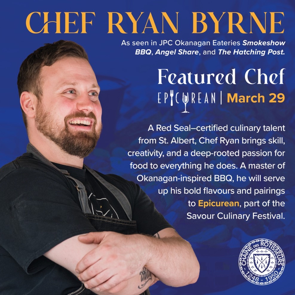 Chef Ryan Byrne, featured Chef at Epicurean.