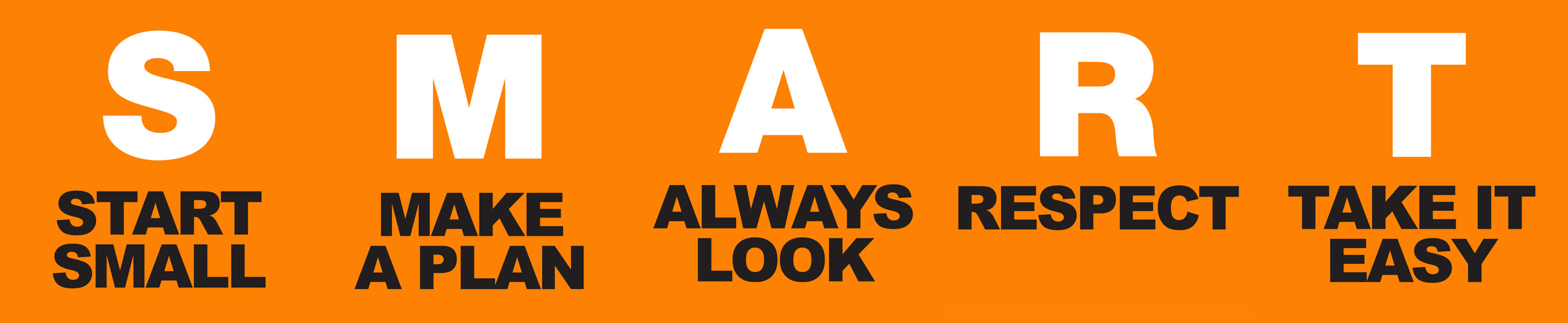 Park SMART acronym graphic with orange background.