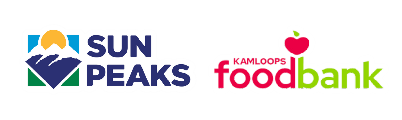 sun peaks + kamloops food bank logos