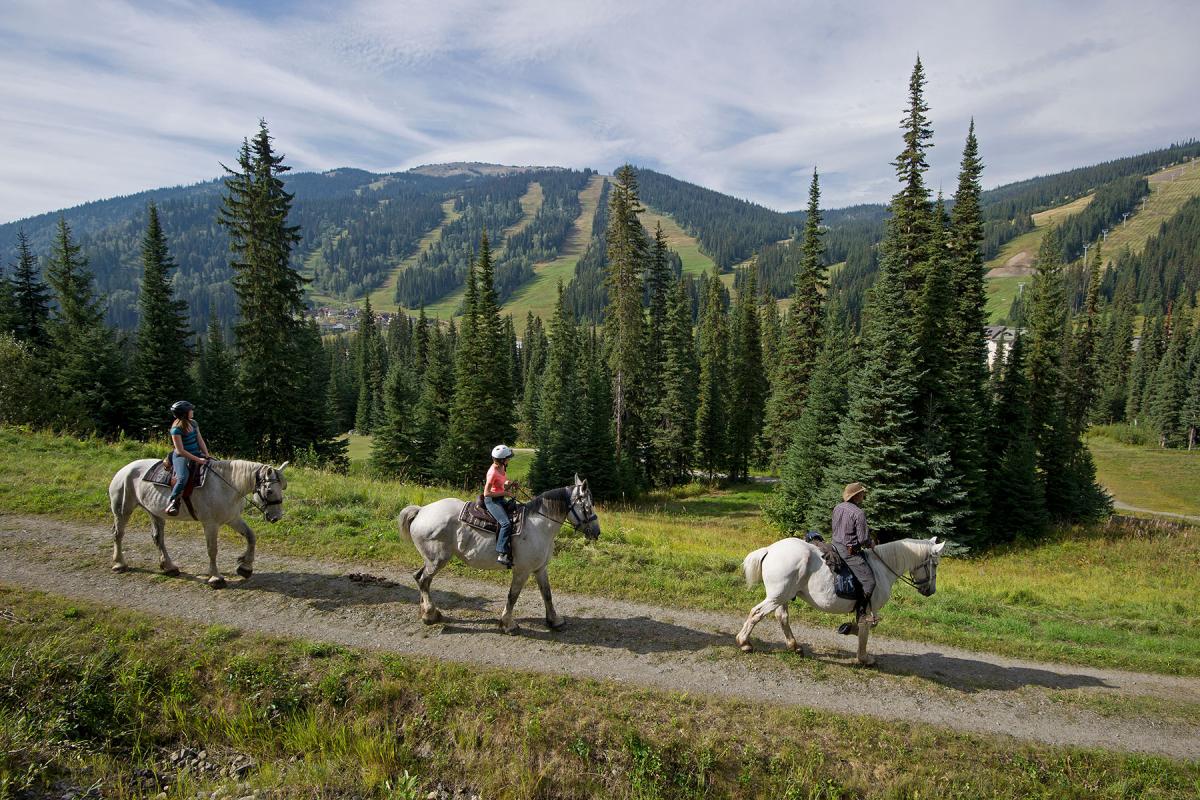 Horseback Trail Rides & Riding Lessons Sun Peaks Resort