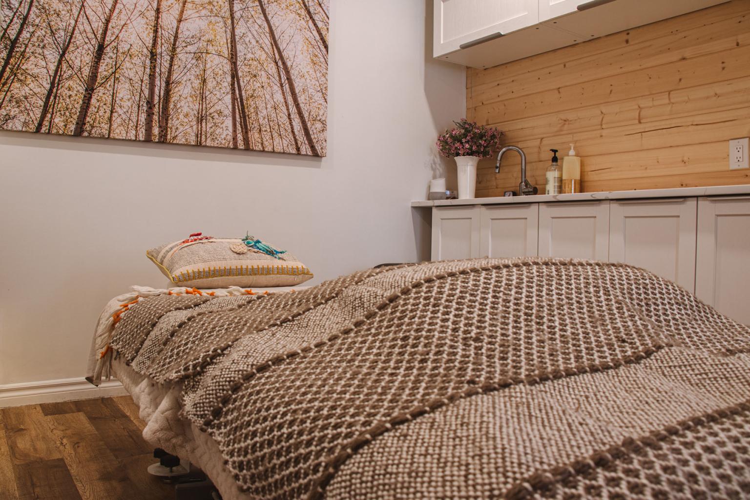 Sun Peaks Spa massage room