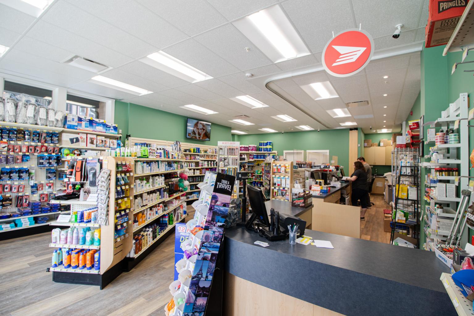Sun Peaks Pharmacy interior at Sun Peaks Resort