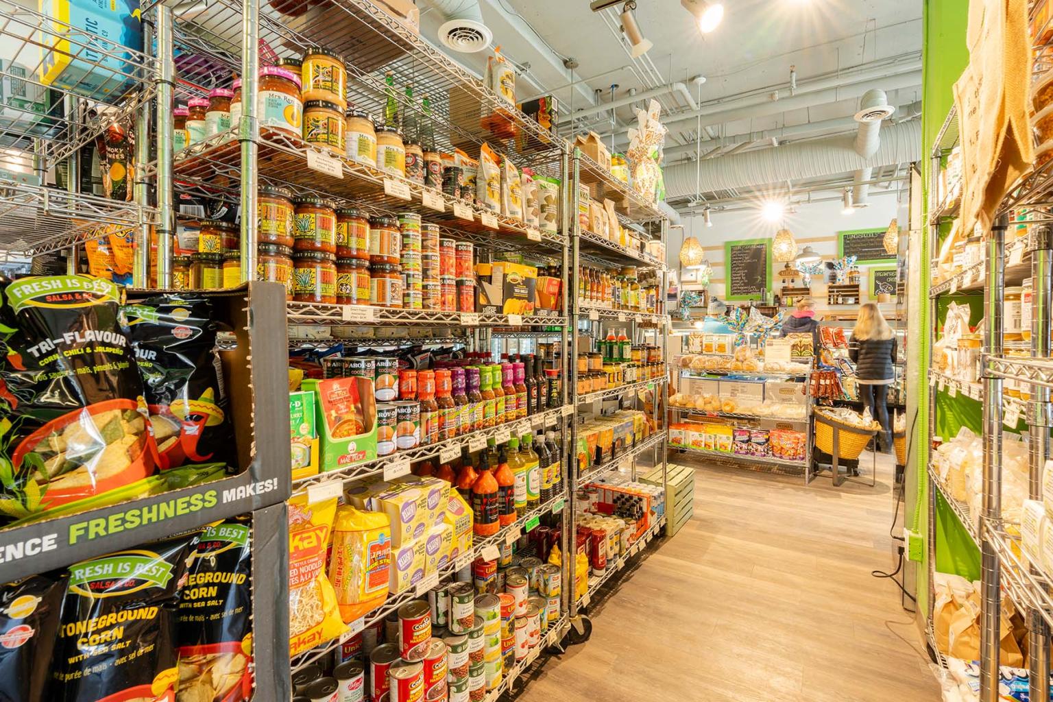 Ohana Deli Market interior at Sun Peaks Resort BC