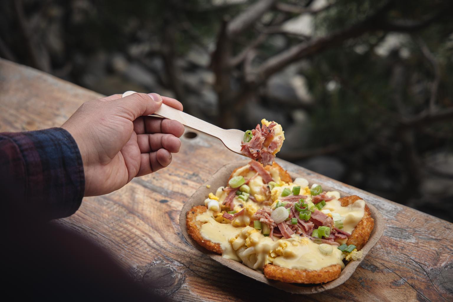 Sunday Brunch at Chez Joe Poutine at Sun Peaks Resort