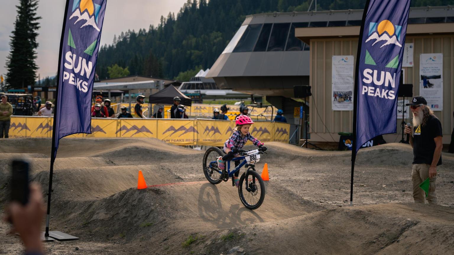 Young rider practicing for the Summer Stoke Series Event