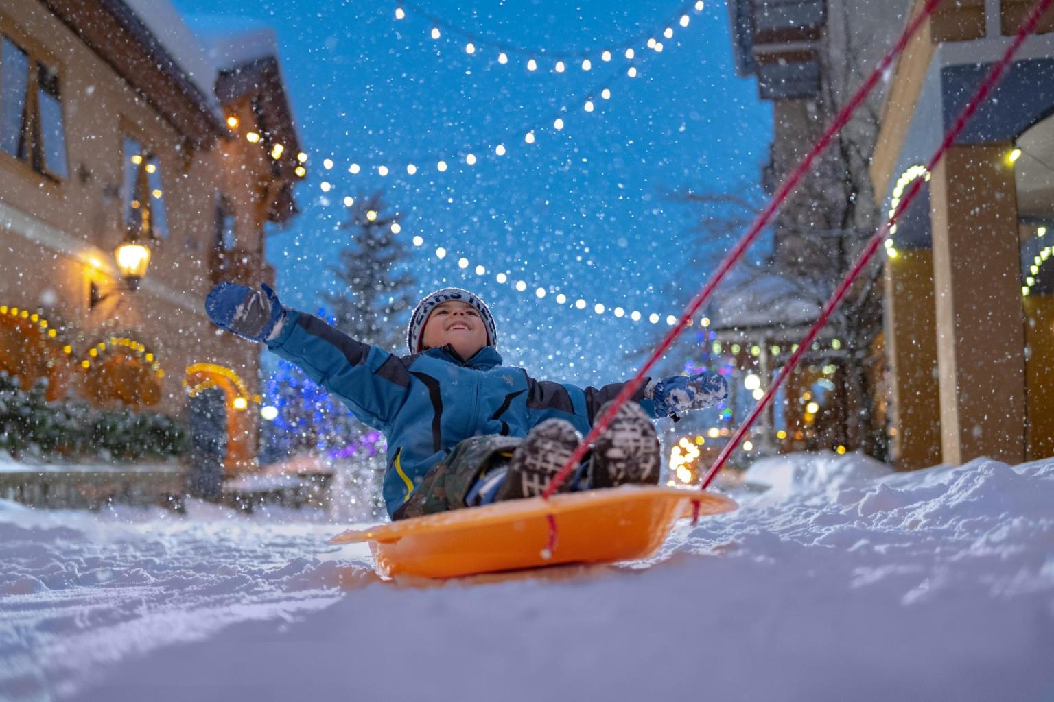 Enjoy all the family winter activities the village has to offer.