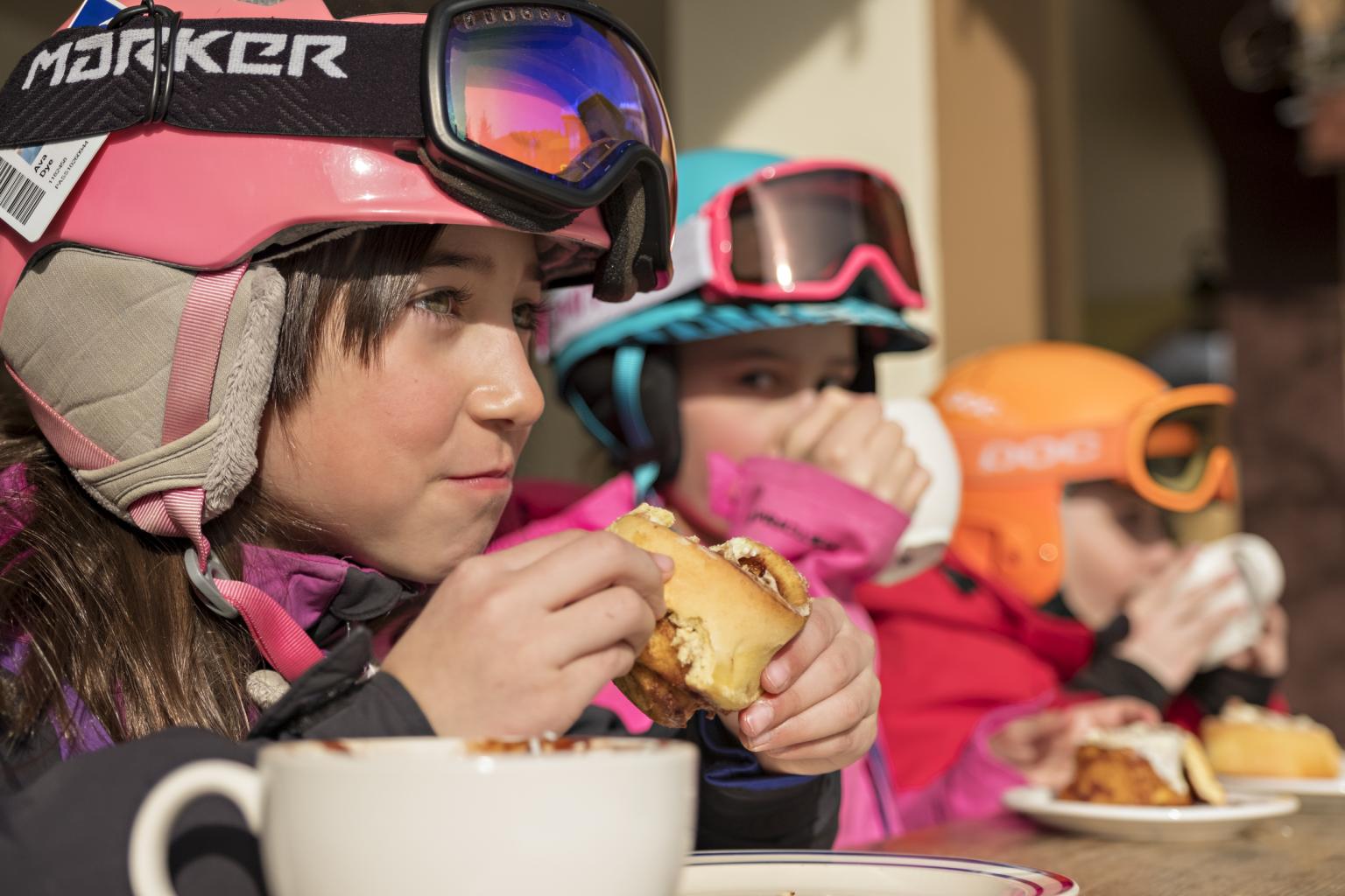 Mid-mountain cinnamon buns always hit the spot.