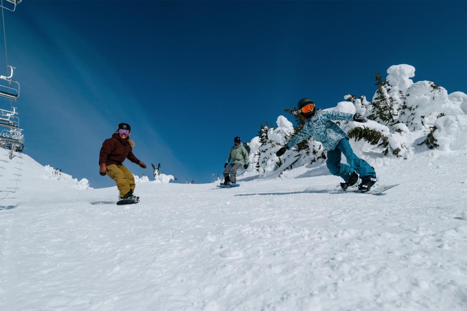 Enjoy bluebird days with quick access to the mountain from your lodging.