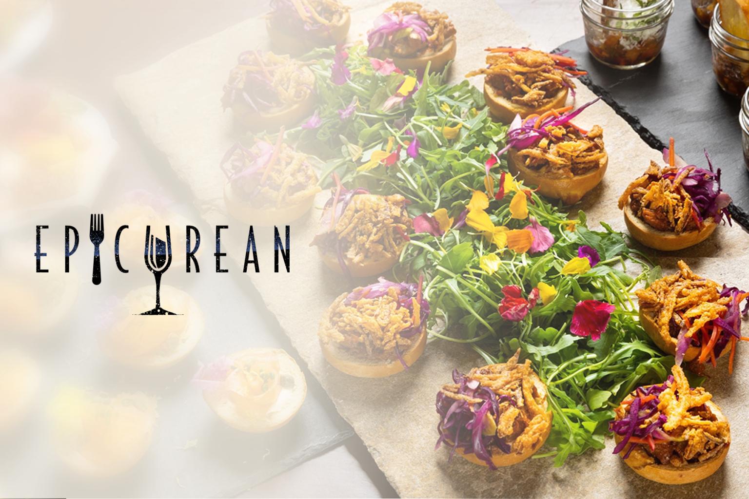 Epicurean Event featuring small bites