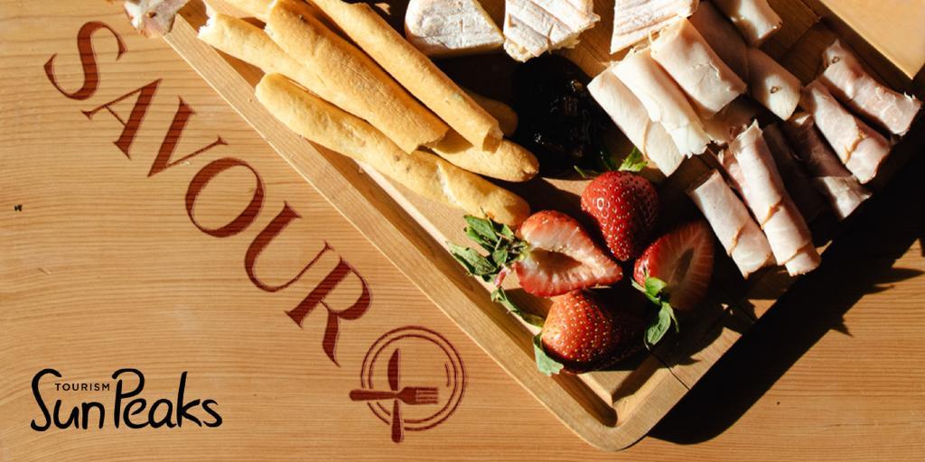 Savour Logo with charcuterie board