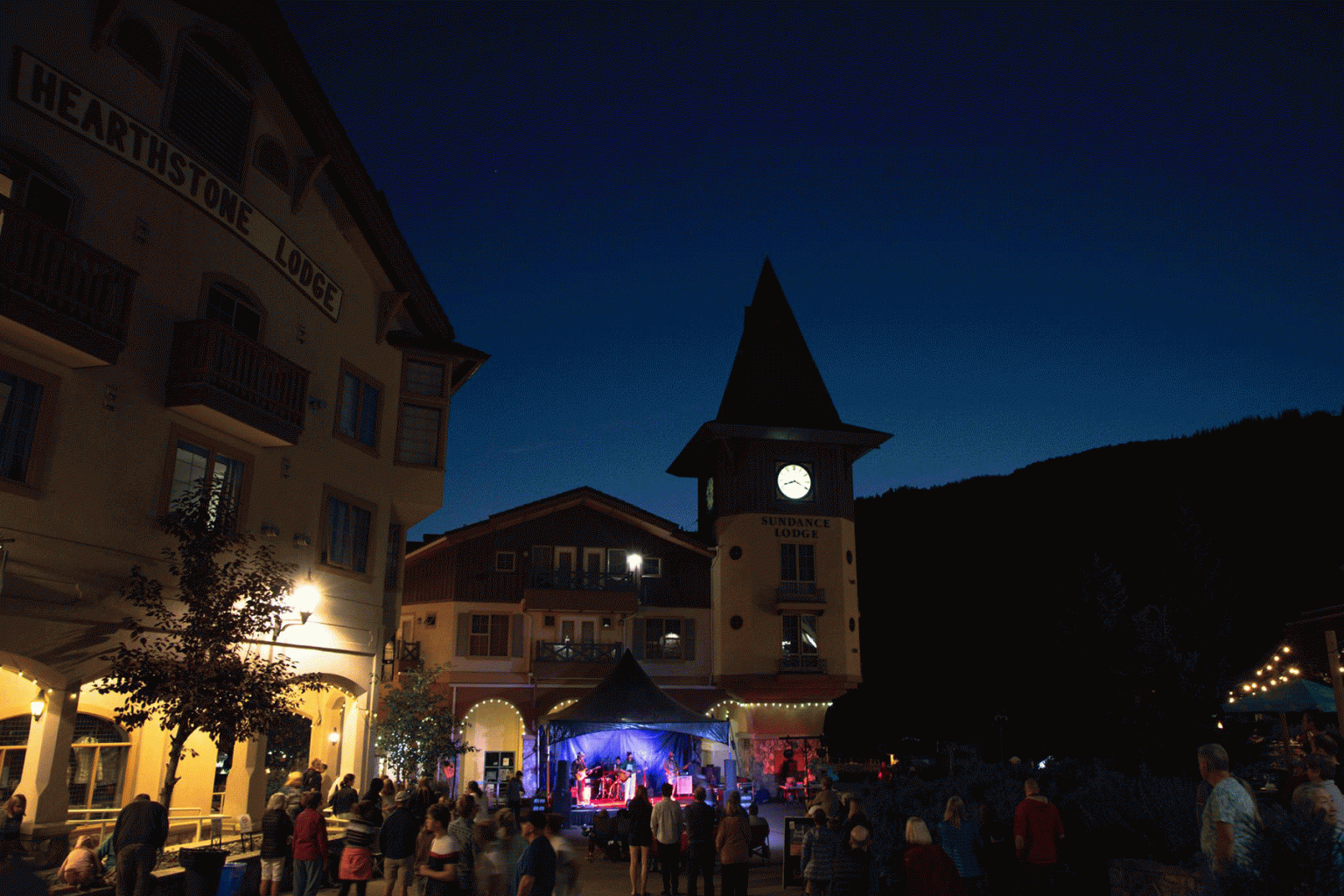 Clock Tower Stage Performance