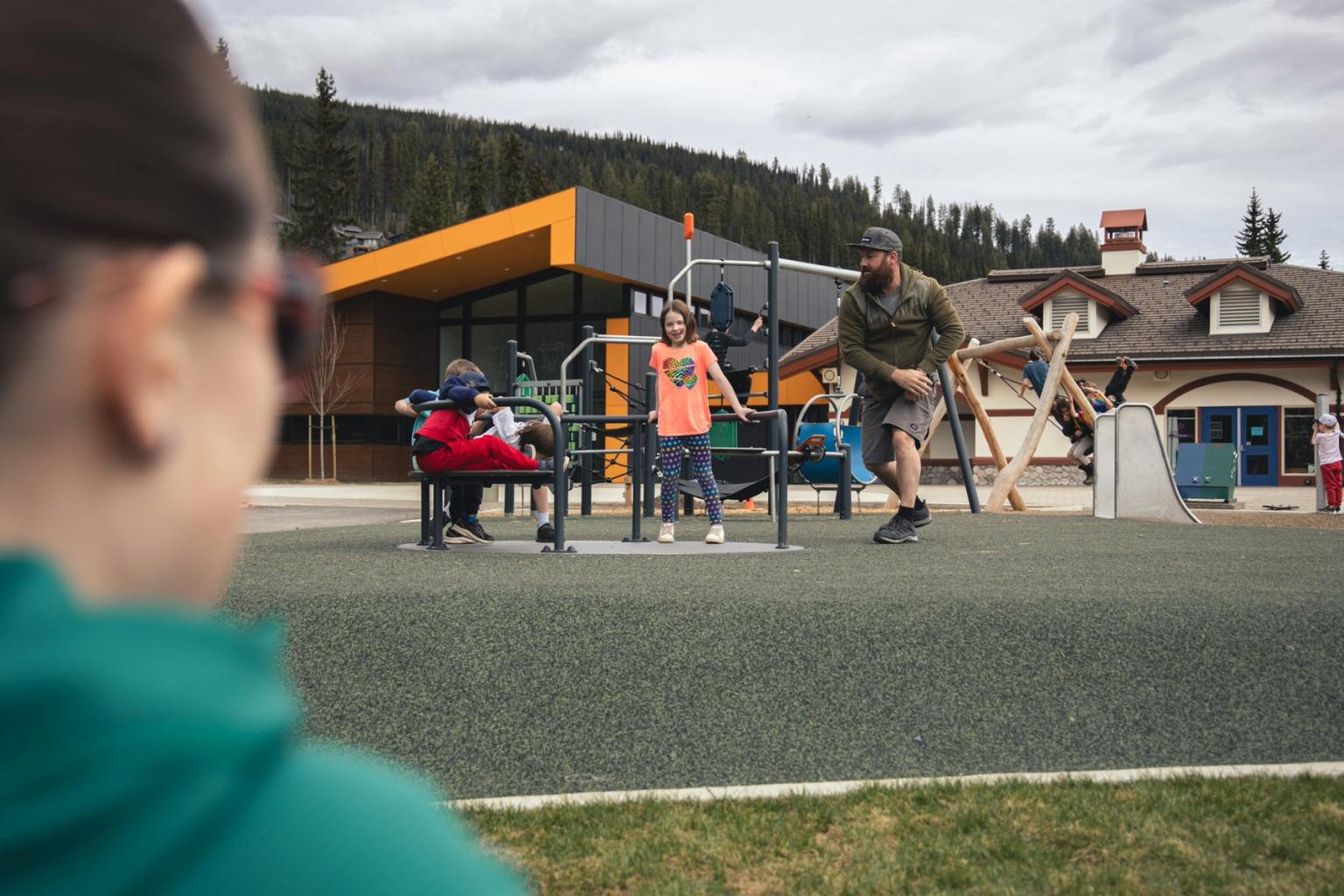 Enjoy the Community Adventure Playground, just outside the Sun Peaks Centre.