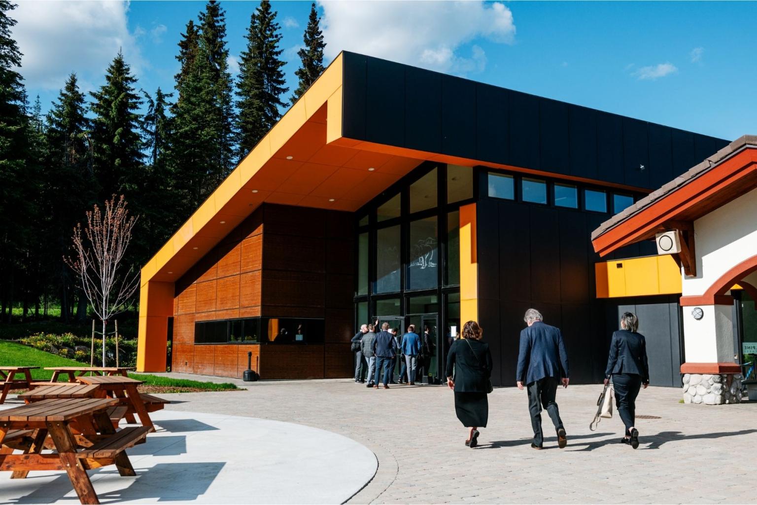 Appreciate the beauty of the mountains with indoor/outdoor access.