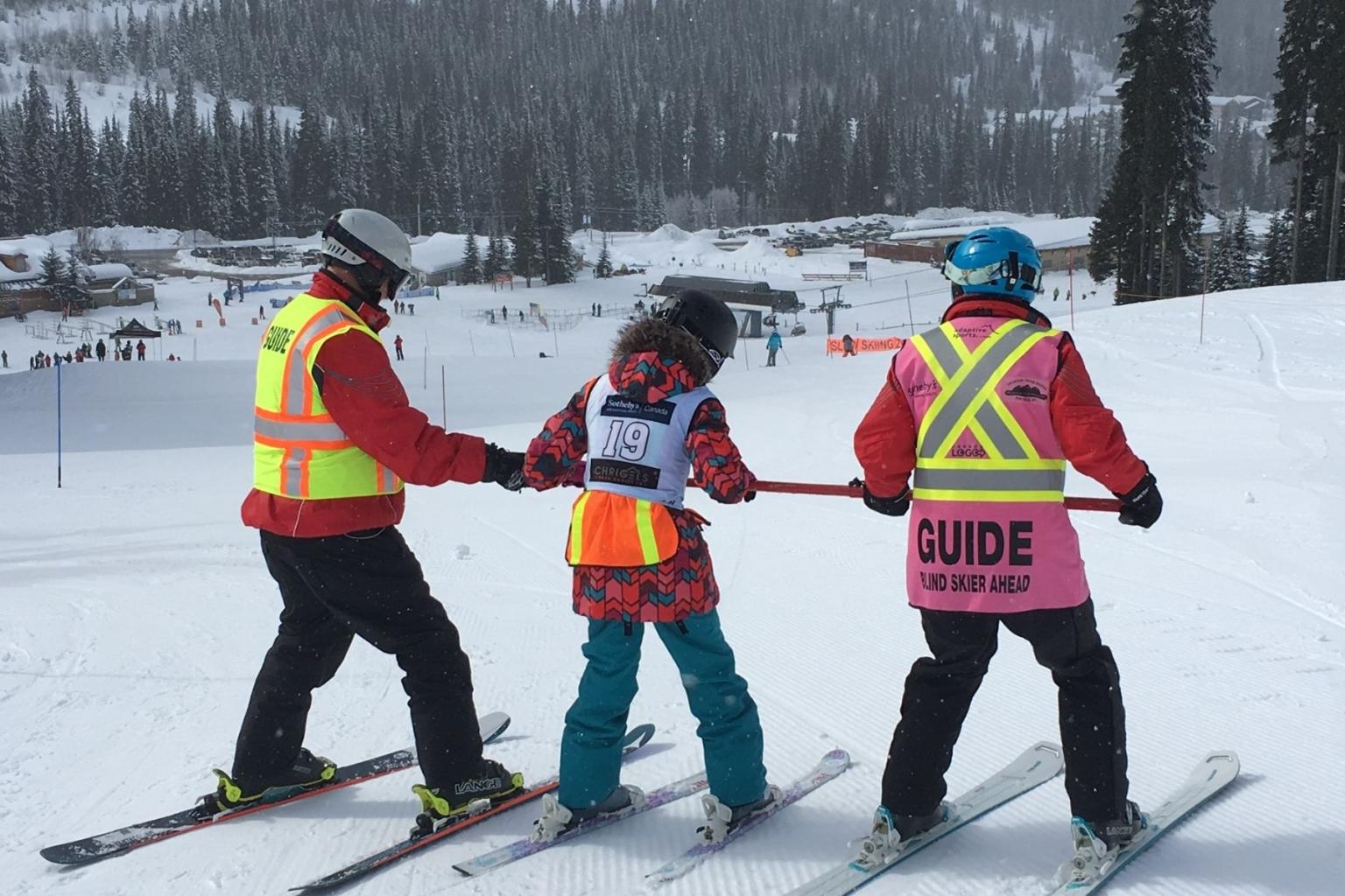 Skiing and mountain fun is accessible for people with blindness with the help of ASSP.