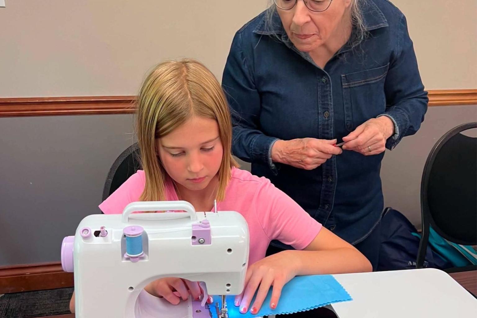 Sharing practical and creative skills with younger generations.