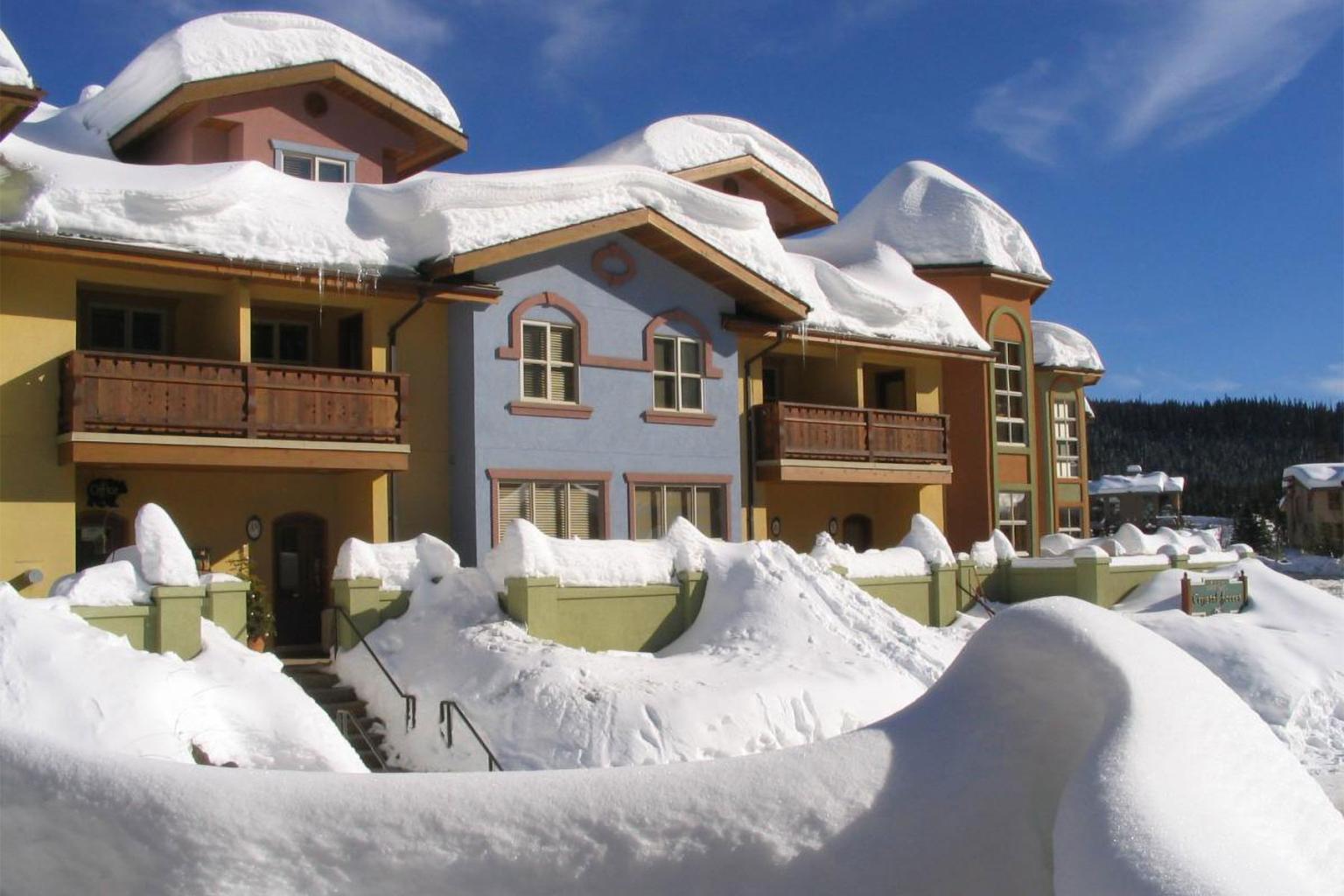 Crystal Forest Exterior in Winter