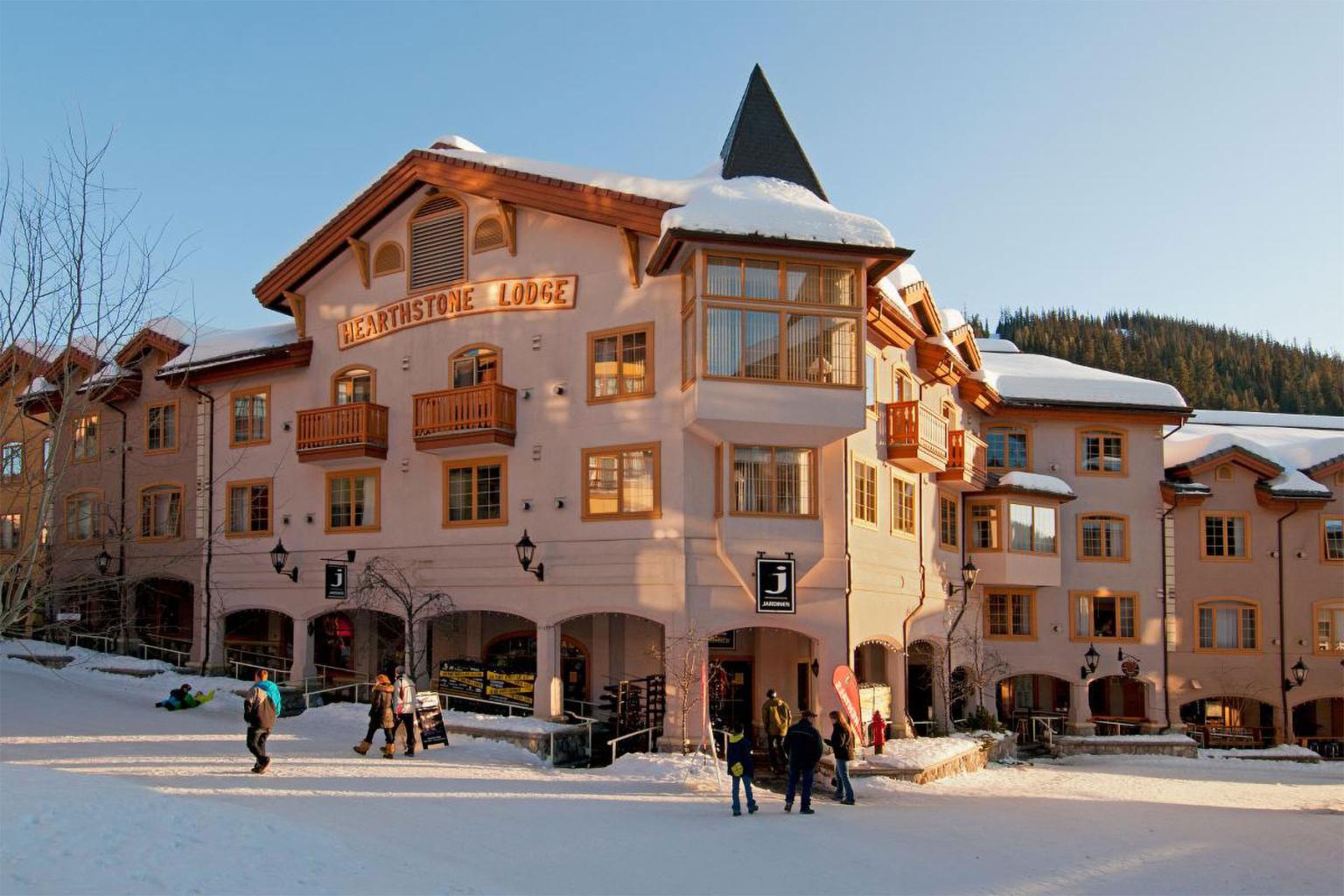 Hearthston eexterior in winter