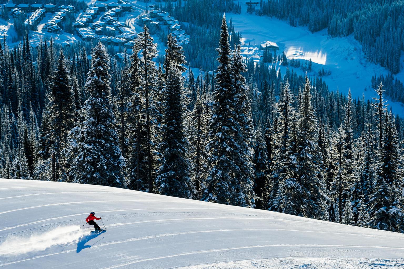 Cord Skiing Sun Peaks