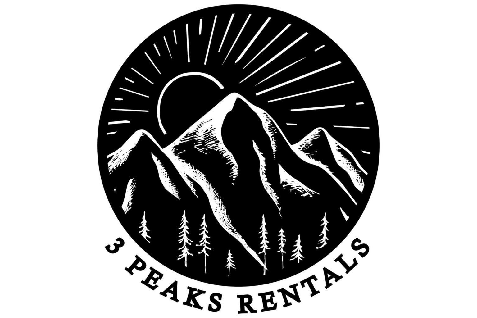 3 peaks rentals logo